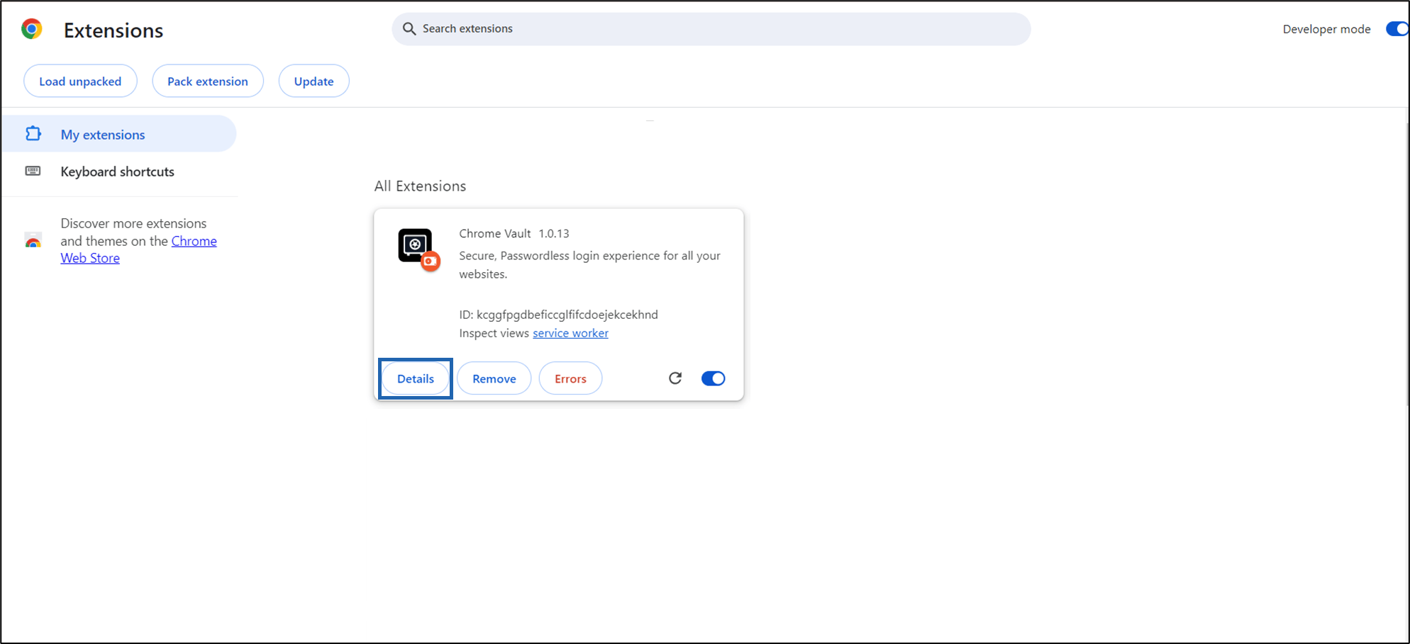How to install Chrome Vault application - screenshot 6