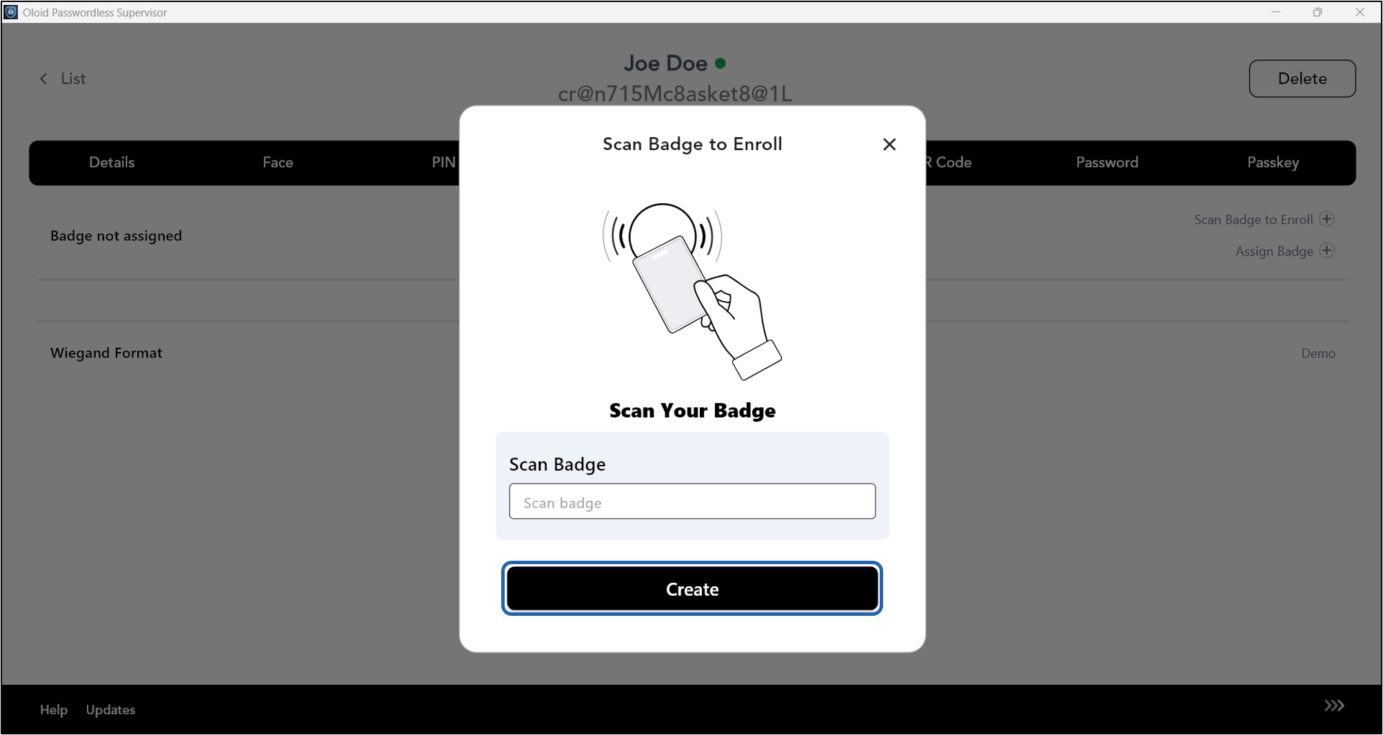 How to Enroll Badge - screenshot 4