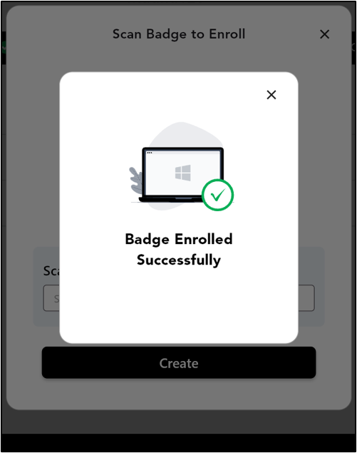 How to Enroll Badge - screenshot 5