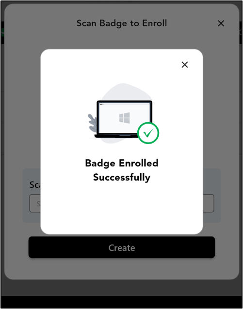 How to Enroll Badge - screenshot 5
