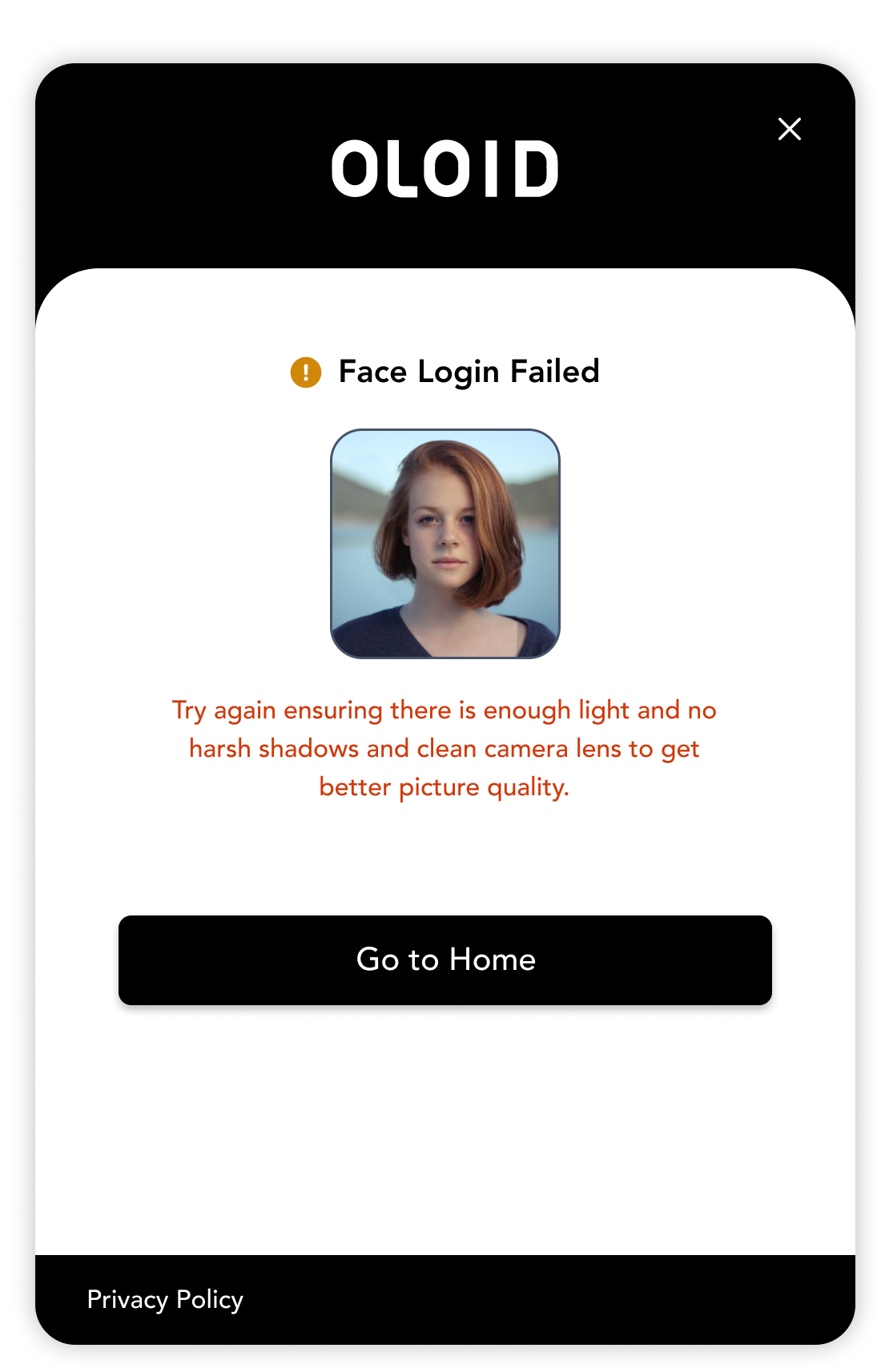Face Login/Enroll error list and... - screenshot 6