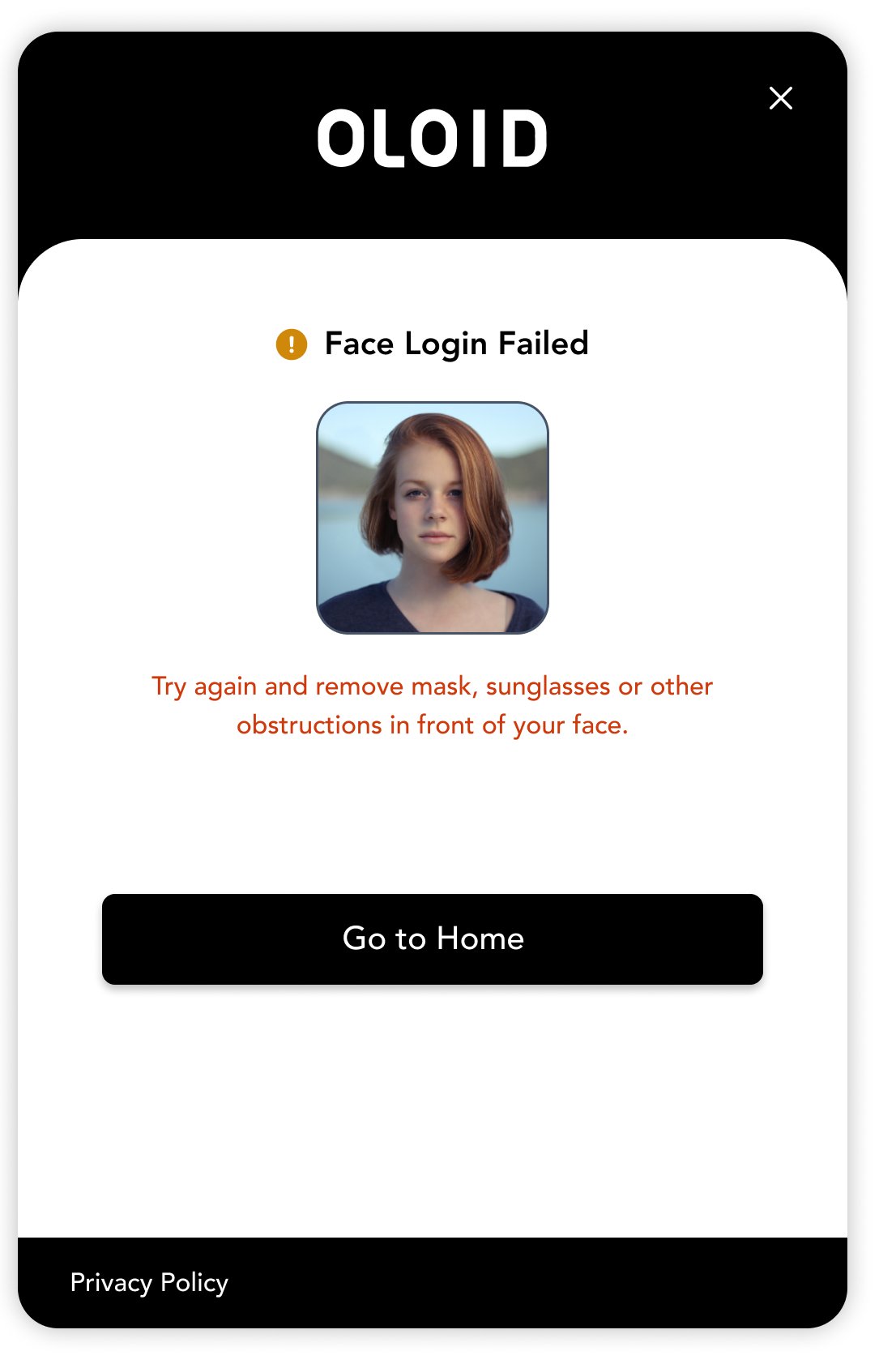Face Login/Enroll error list and... - screenshot 9