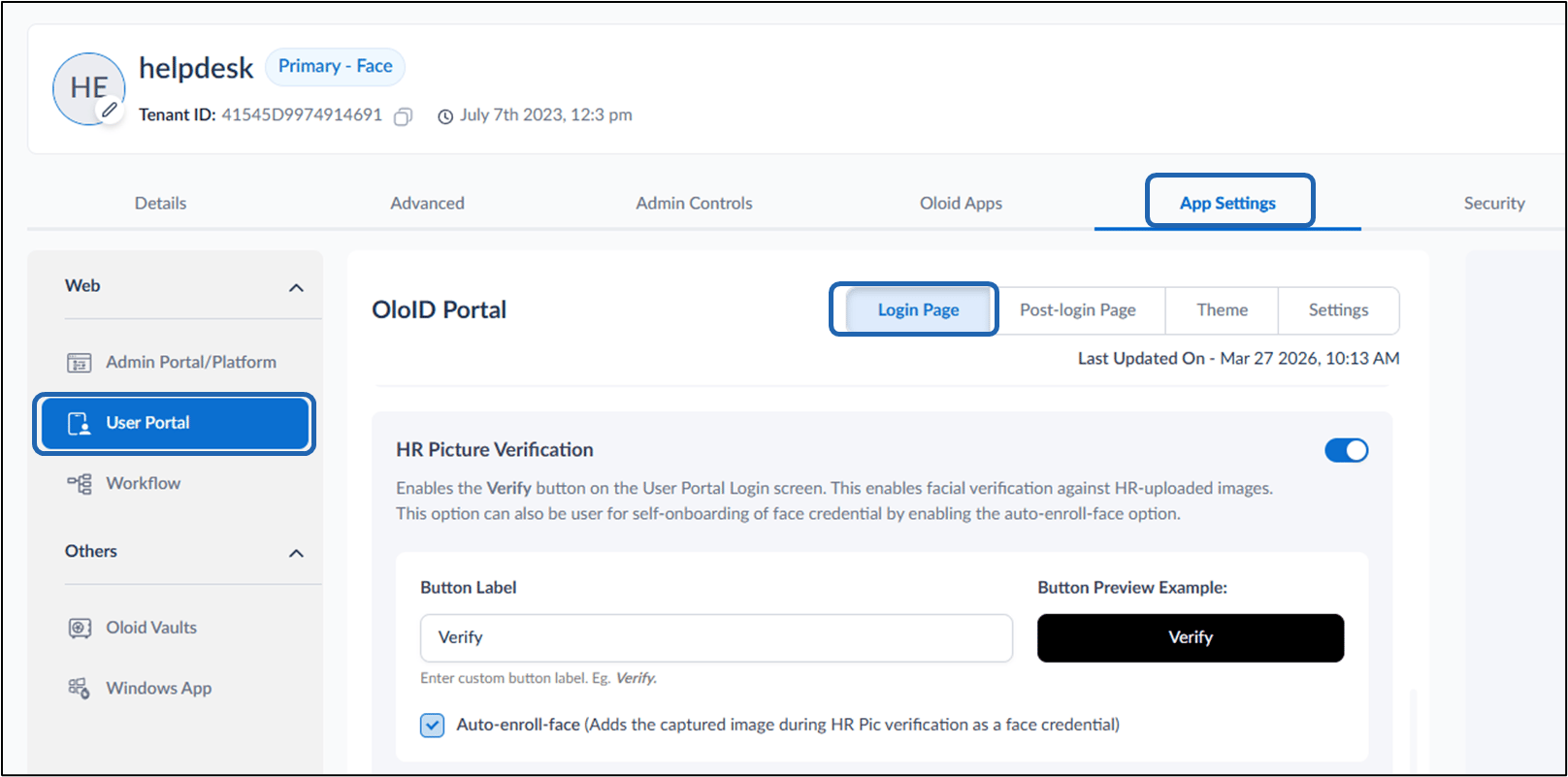 How to Enable HR Picture Verification... - screenshot 3