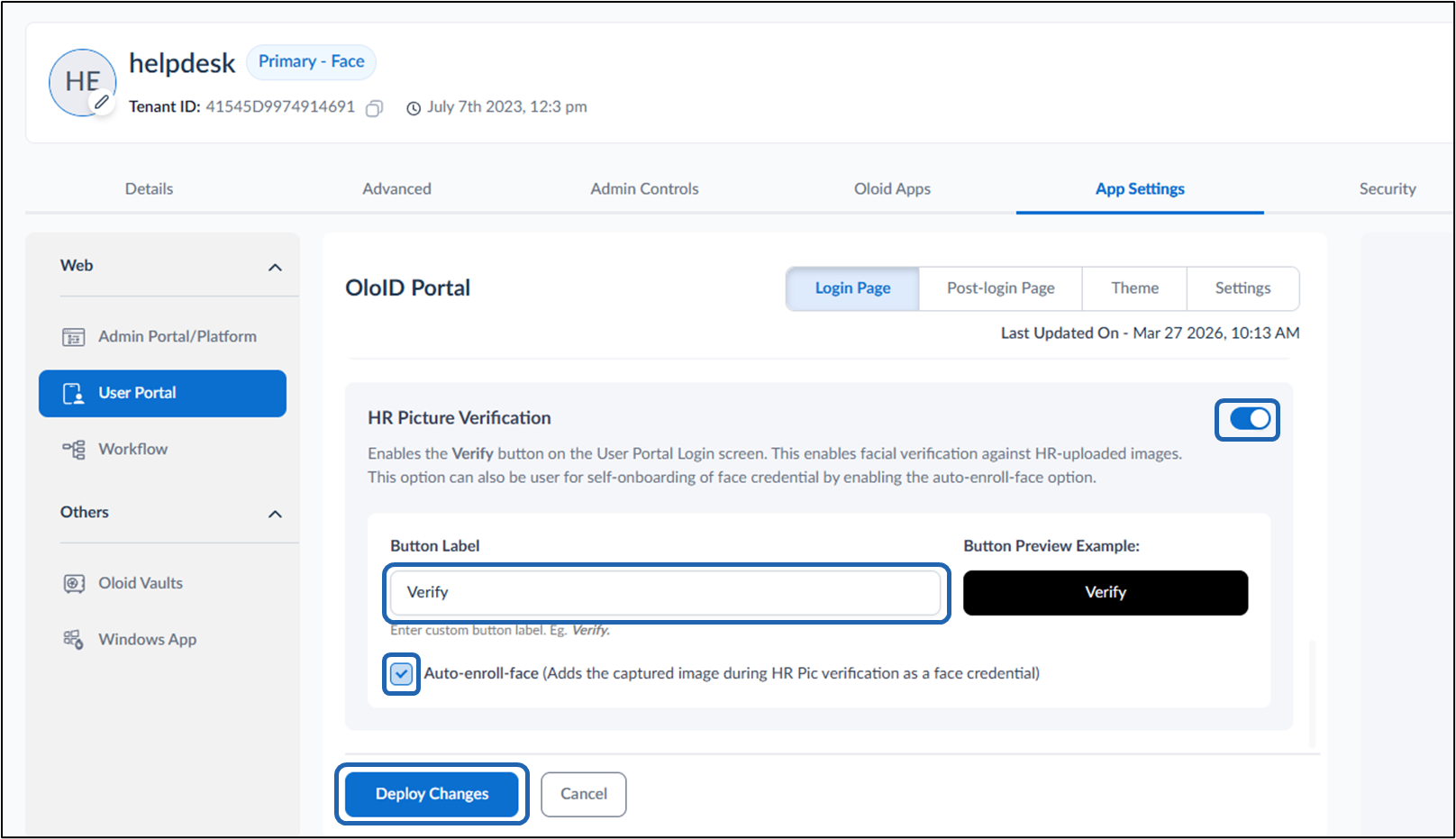 How to Enable HR Picture Verification... - screenshot 4