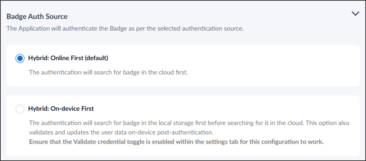 How to configure Badge Auth Source - screenshot 4