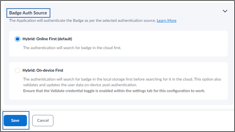 How to configure Badge credential in... - screenshot 7