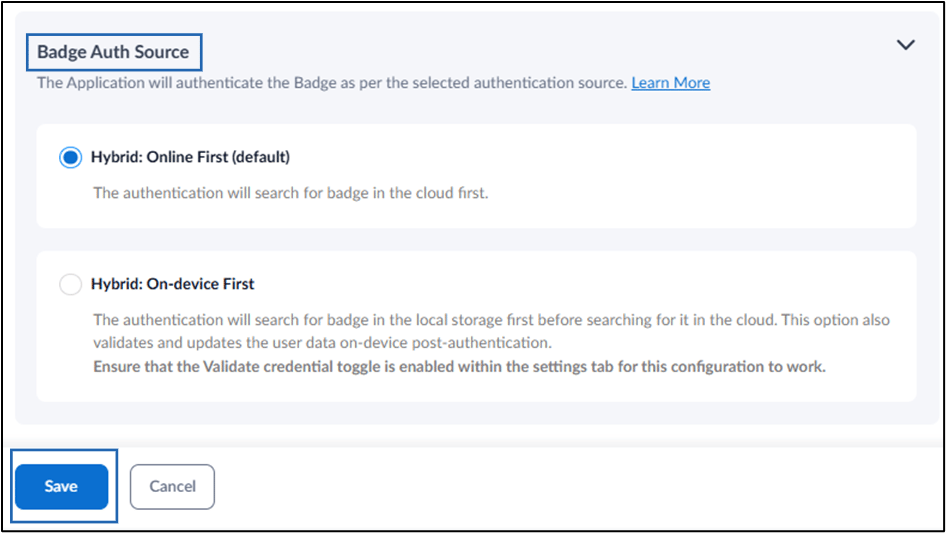 How to configure Badge credential in... - screenshot 7