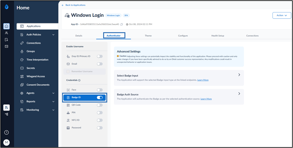 How to configure Badge credential in... - screenshot 3