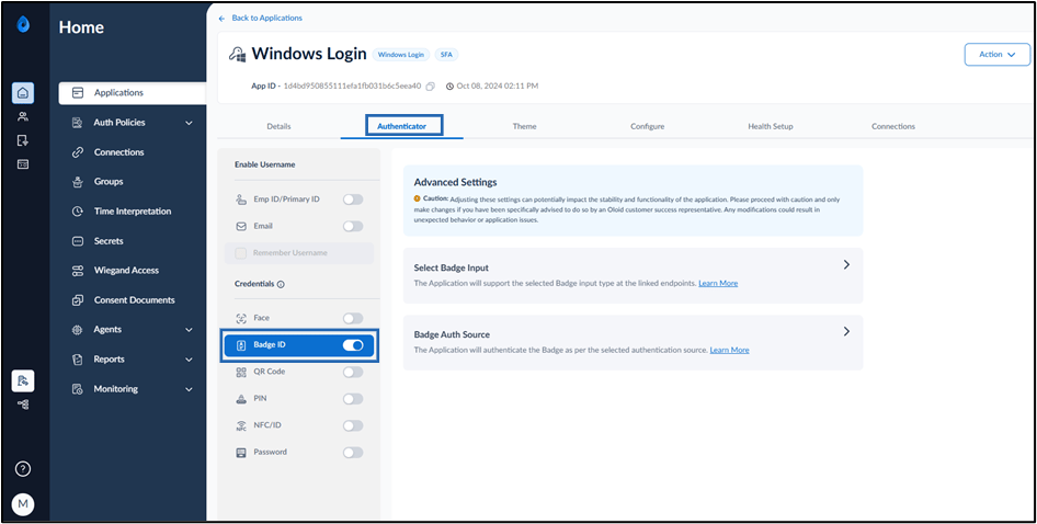 How to configure Badge credential in... - screenshot 3