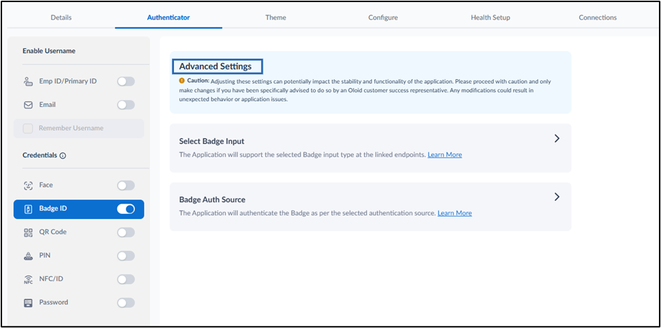 How to configure Badge credential in... - screenshot 4