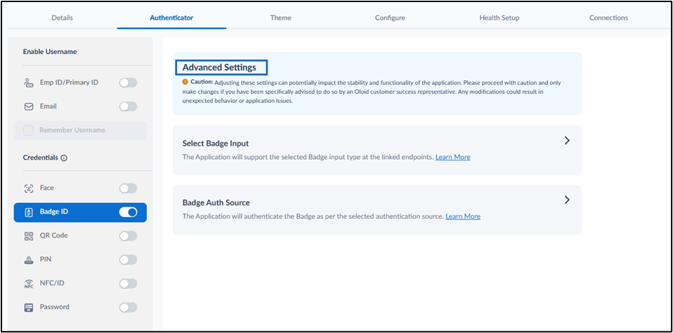 How to configure Badge credential in... - screenshot 4