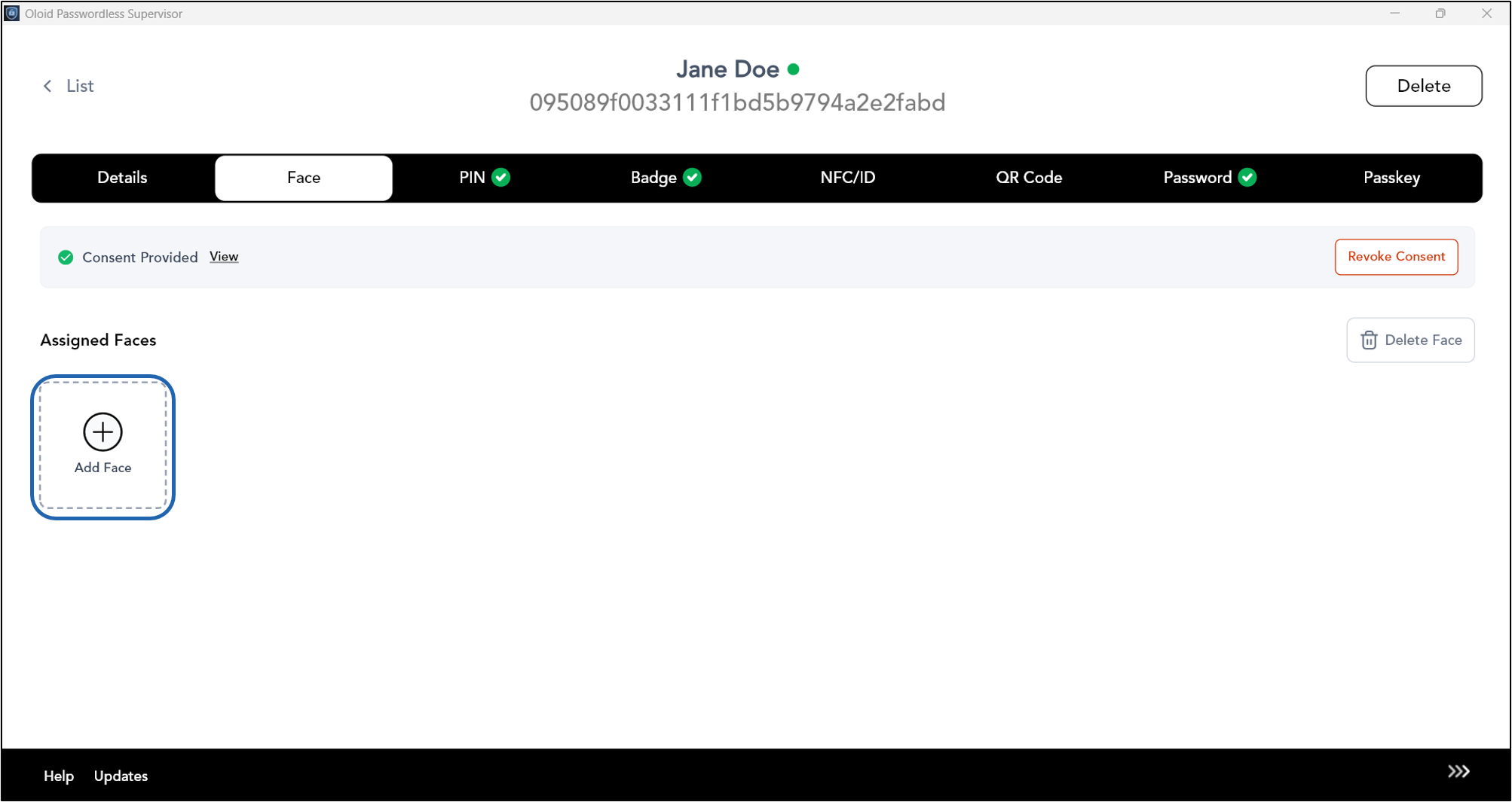 How to Add Face for User - screenshot 6