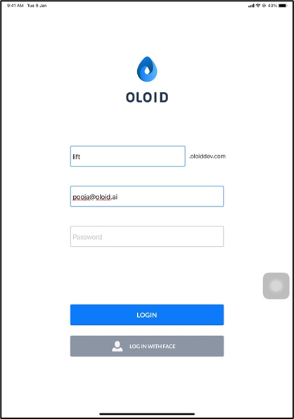 Oloid Connect/Verify: App Installation... - screenshot 1