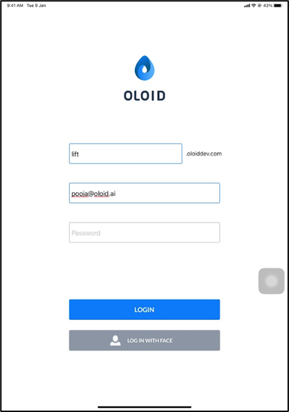 Oloid Connect/Verify: App Installation... - screenshot 1