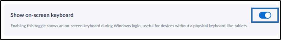 How to enable Show on-screen keyboard... - screenshot 5