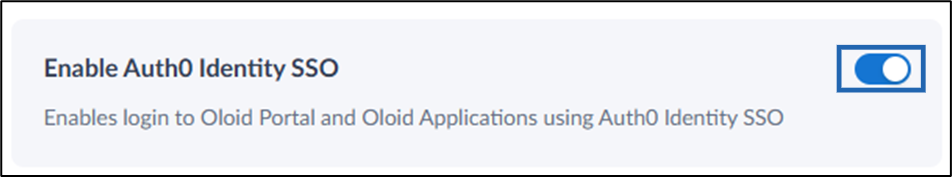 How to configure Auth0 SSO in Oloid... - screenshot 3