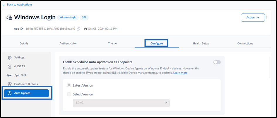 How to configure Auto Update feature... - screenshot 2