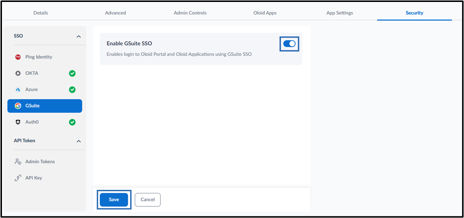 How to Enable GSuite SSO in Tenant... - screenshot 3