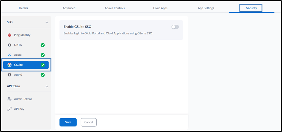 How to Enable GSuite SSO in Tenant... - screenshot 2