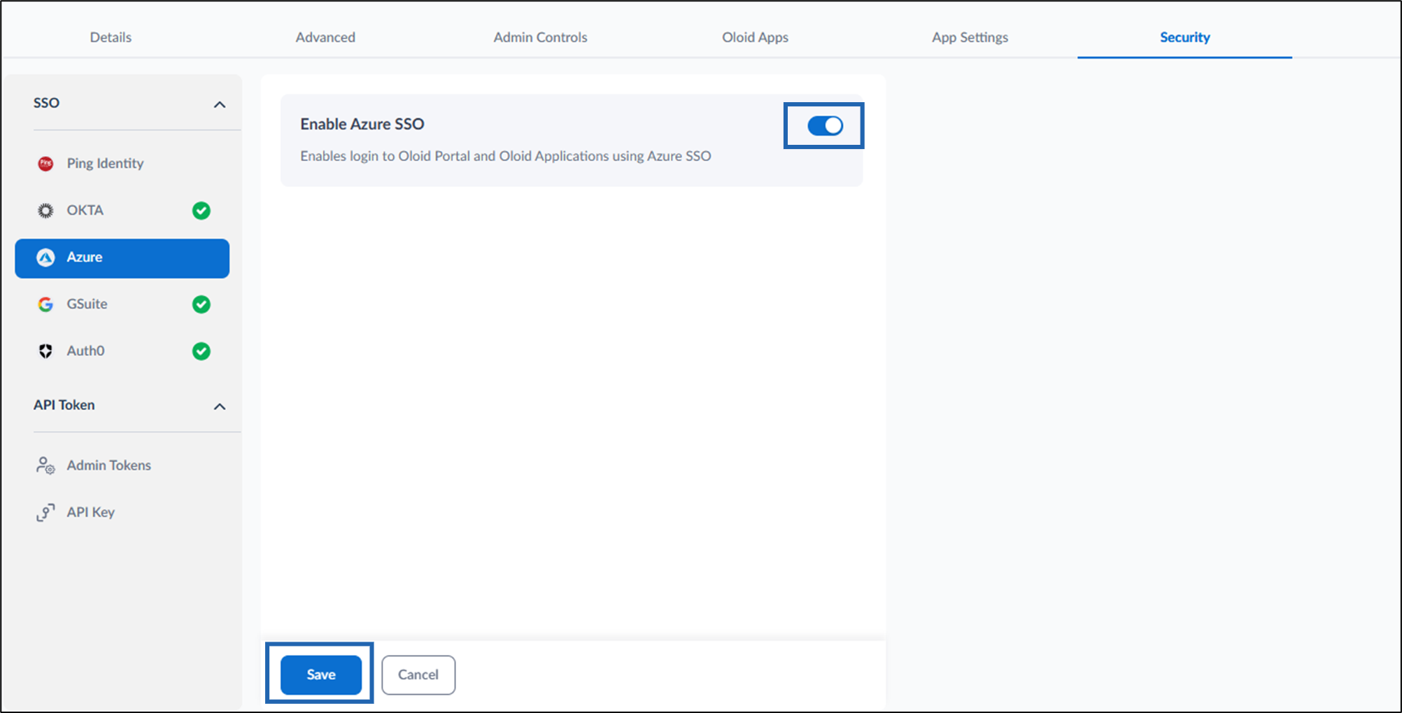 How to configure Azure SSO in Oloid... - screenshot 4