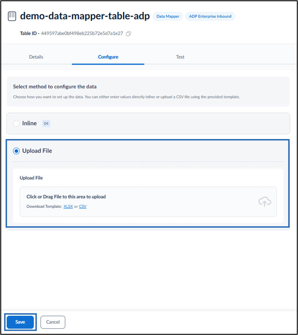 How to Configure Data Mapper Table for... - screenshot 7