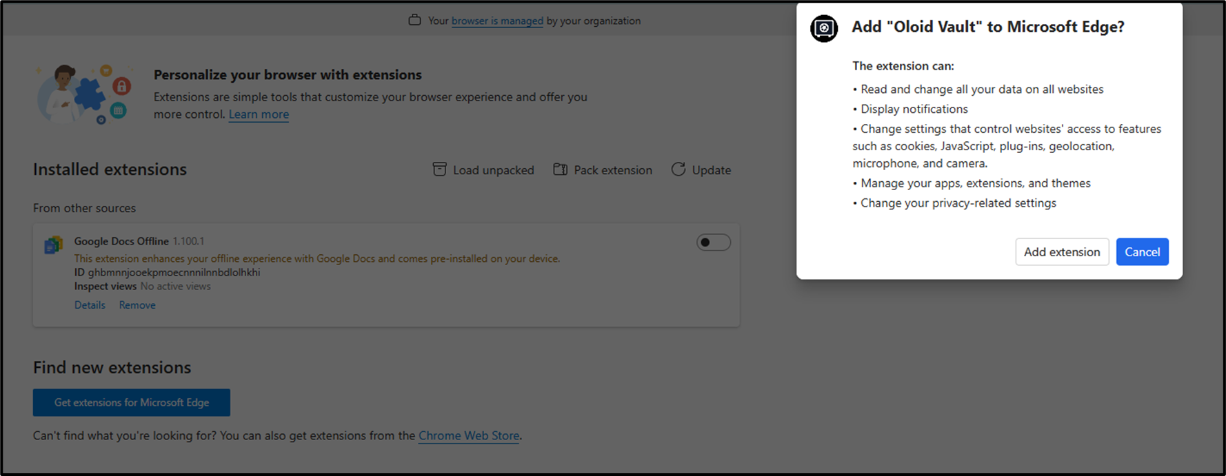 How to Install Oloid Vault in Microsoft... - screenshot 3