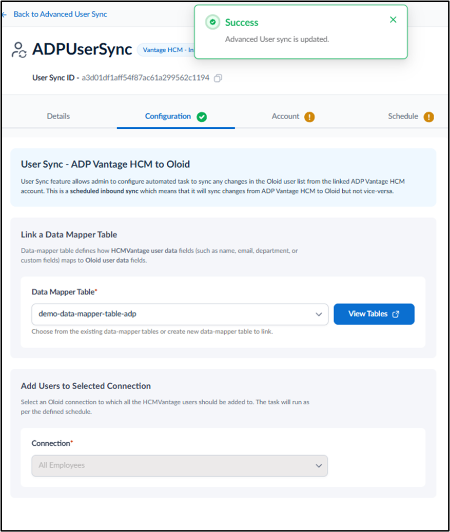 Inbound in the Tenant Admin Portal - screenshot 12