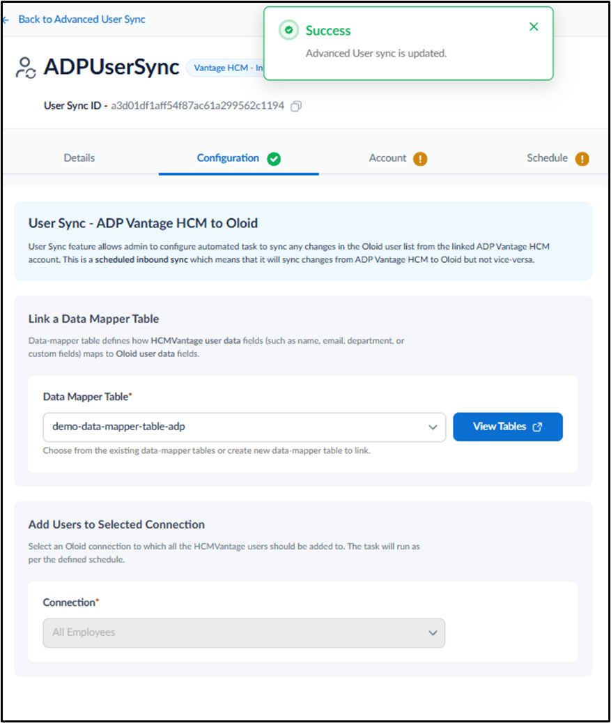 Inbound in the Tenant Admin Portal - screenshot 12