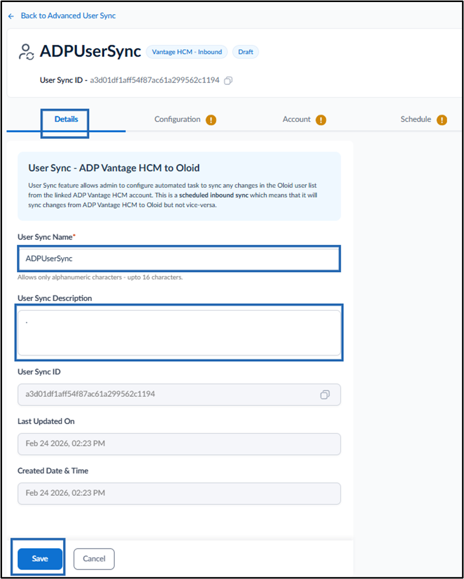 Inbound in the Tenant Admin Portal - screenshot 10