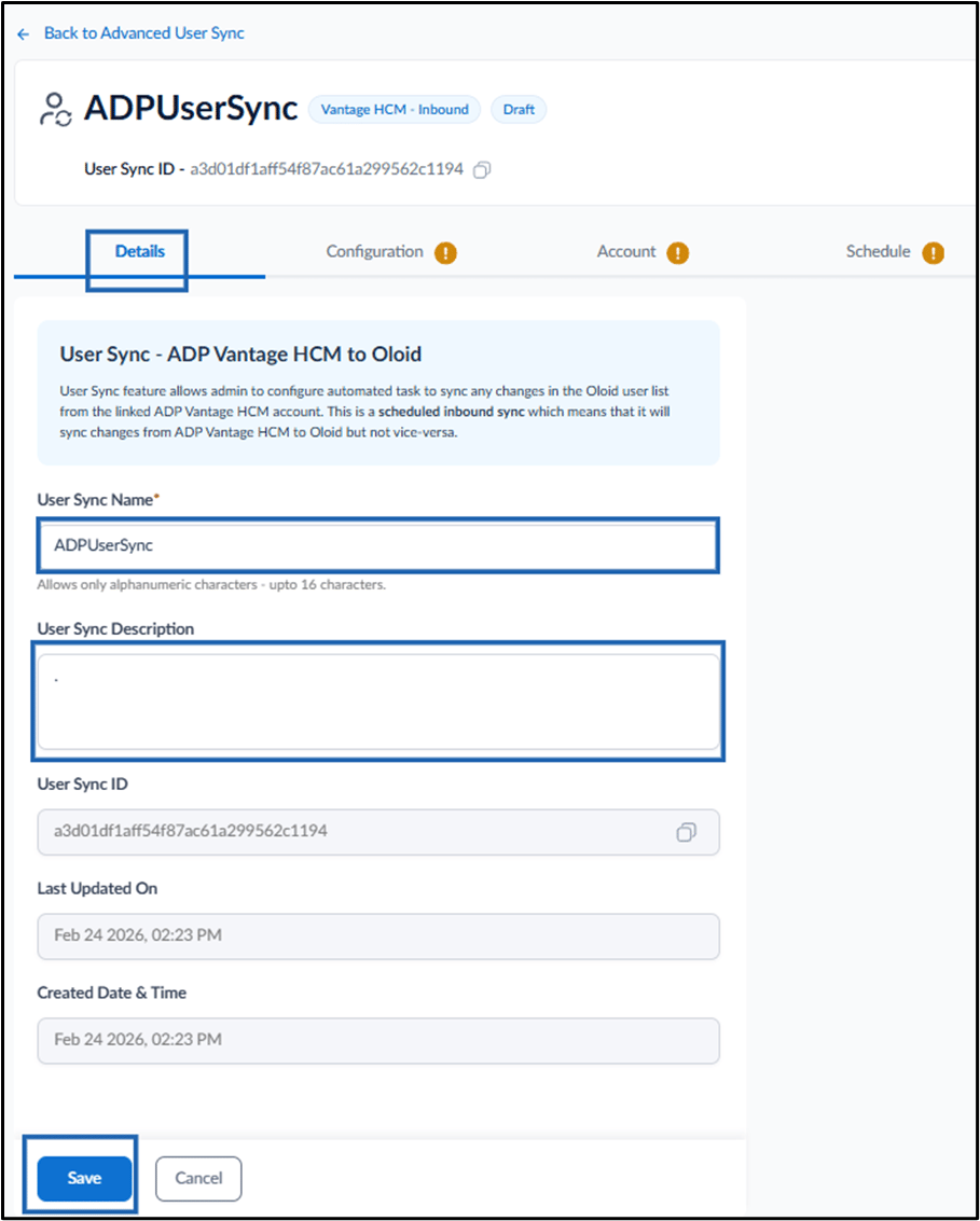 Inbound in the Tenant Admin Portal - screenshot 10
