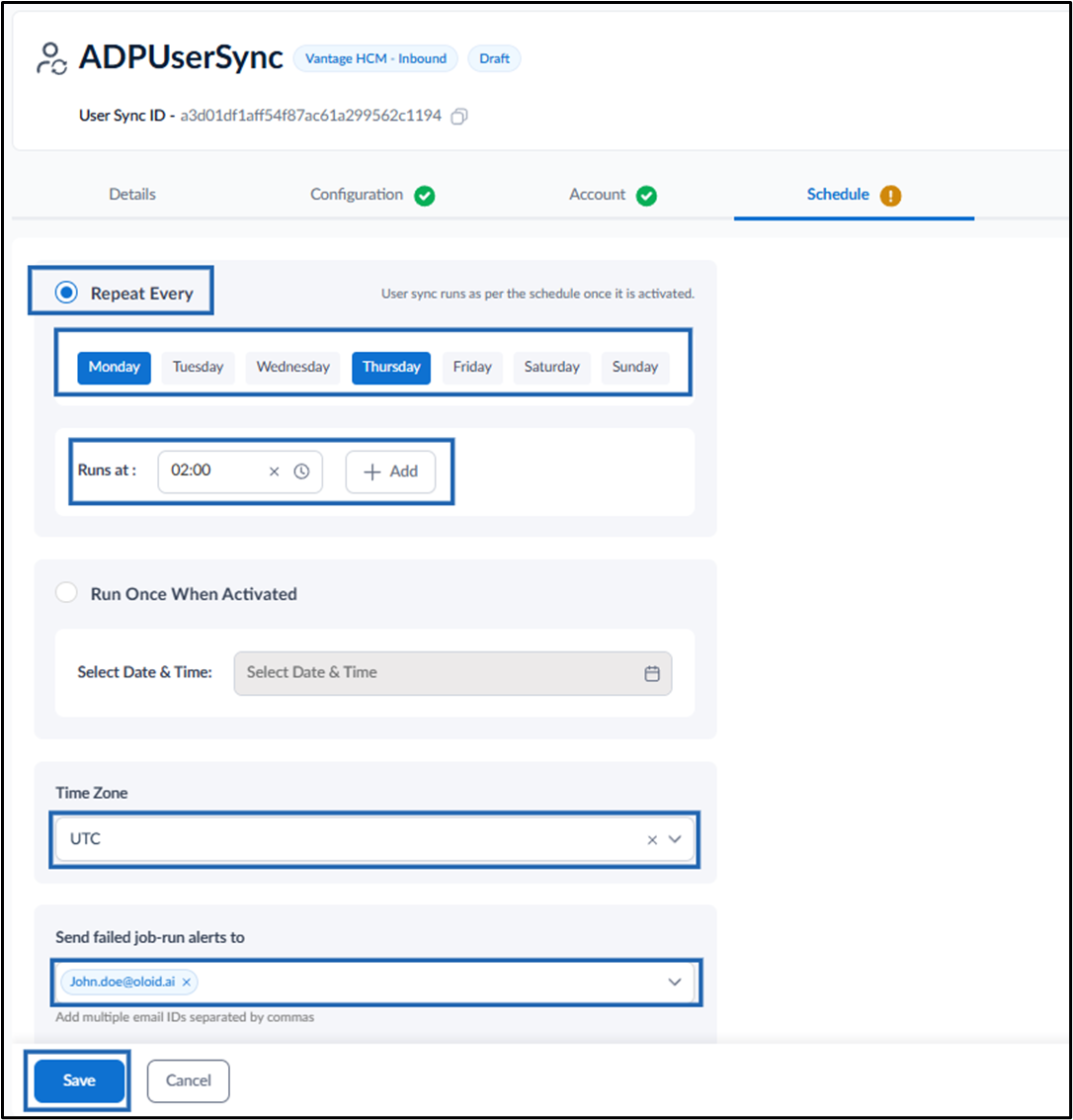 Inbound in the Tenant Admin Portal - screenshot 17