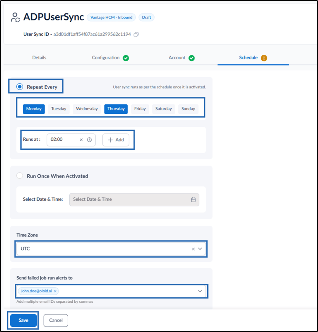 Inbound in the Tenant Admin Portal - screenshot 17