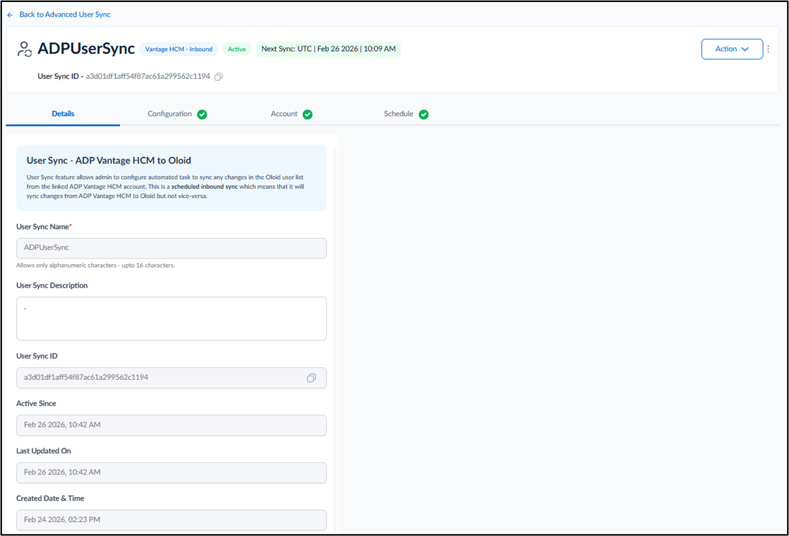 Inbound in the Tenant Admin Portal - screenshot 9