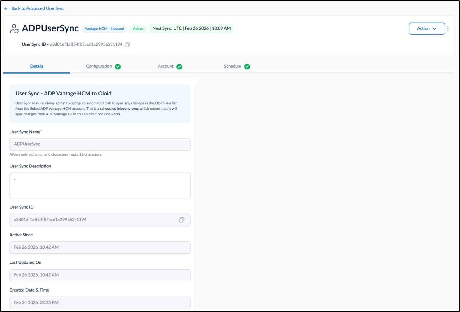 Inbound in the Tenant Admin Portal - screenshot 9