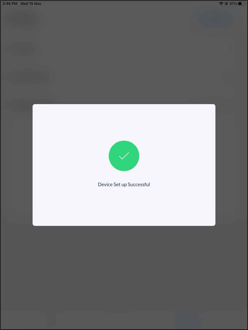 Setting up iPAD for Oloid Verify - screenshot 3