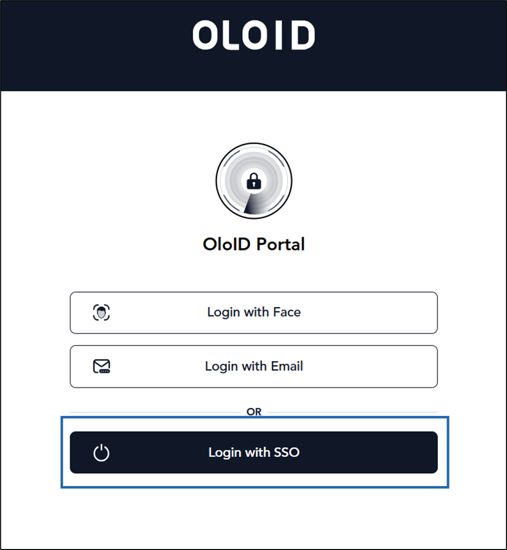 How to log in Oloid User Portal with... - screenshot 1