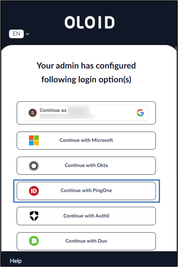 How to Login to Oloid User Portal with... - screenshot 2
