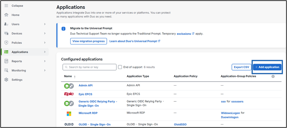 Duo Settings for Oloid SSO - screenshot 3
