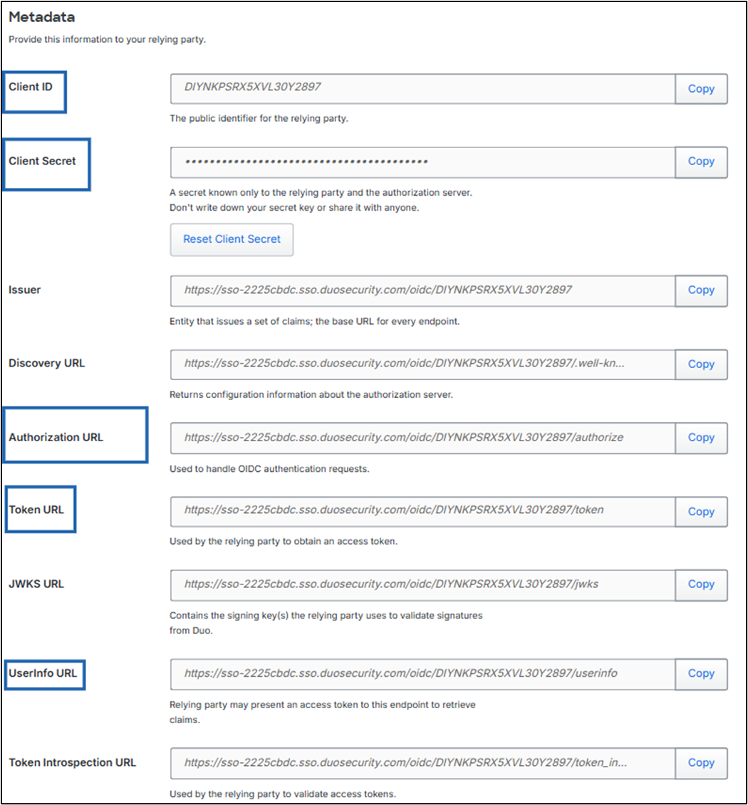 Duo Settings for Oloid SSO - screenshot 6