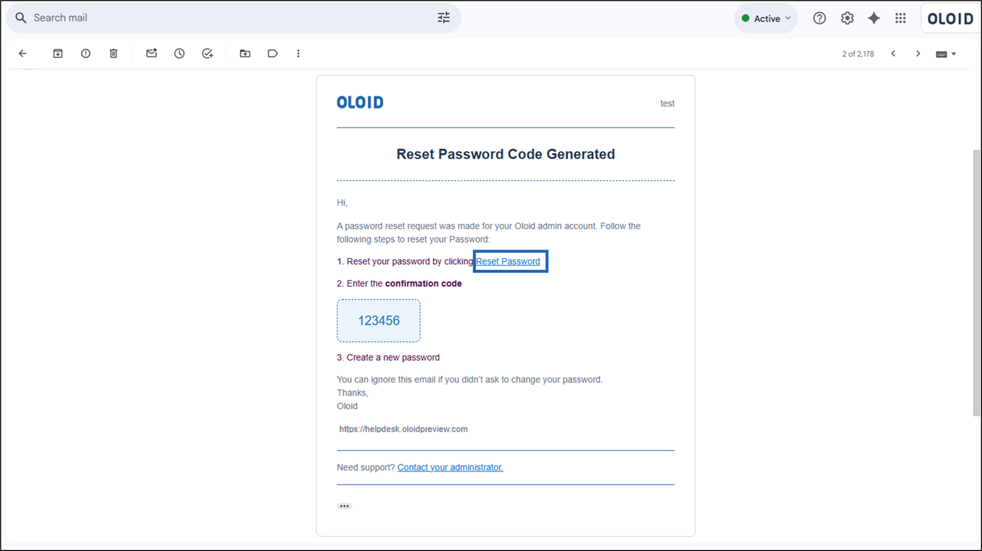 How to Reset the Admin Password - screenshot 9