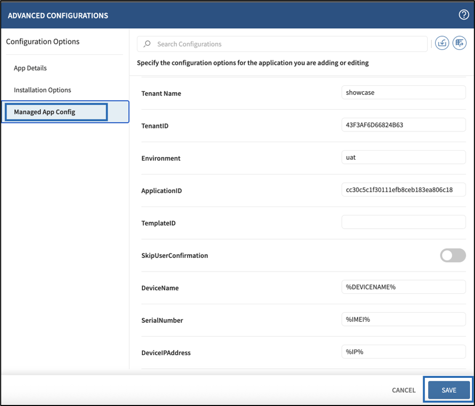App Profile Policy Configuration Guide - screenshot 6