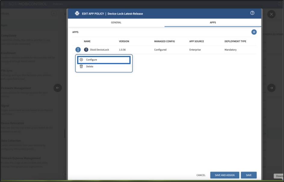 App Profile Policy Configuration Guide - screenshot 4