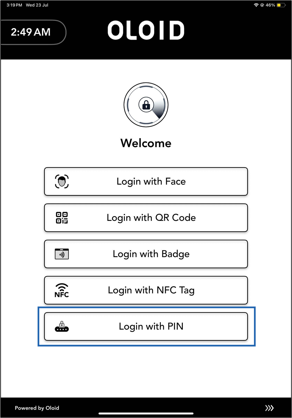 How to authenticate using Oloid Connect... - screenshot 2