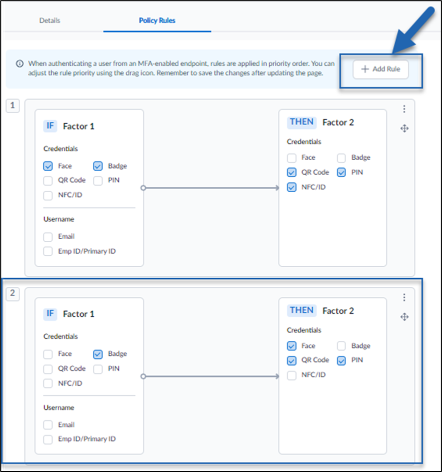 How to add Policy Rules for factor... - screenshot 4