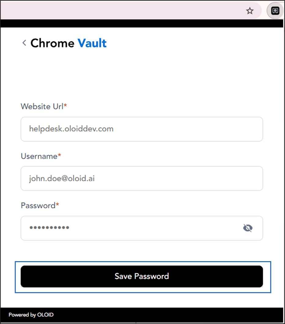 How to edit password in Chrome Vault - screenshot 4