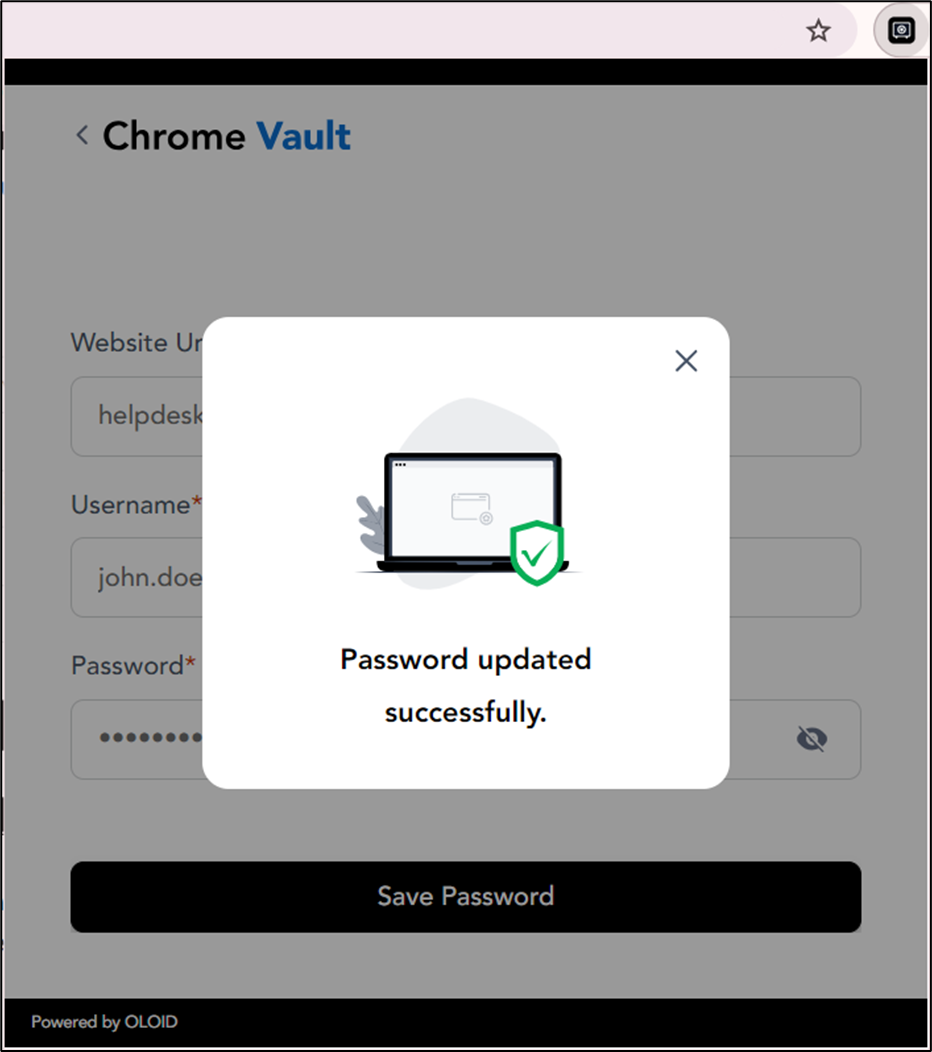 How to edit password in Chrome Vault - screenshot 5