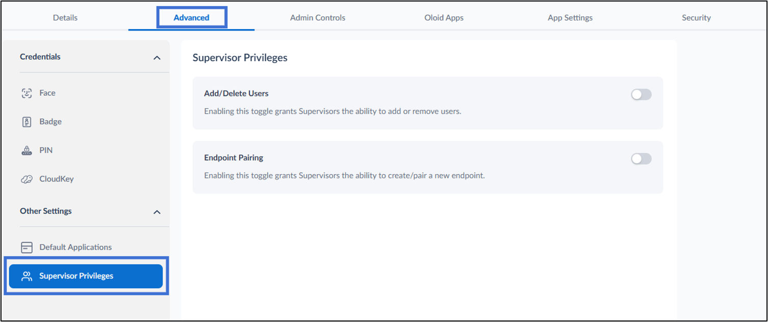 How to Configure Supervisor Privilege - screenshot 3