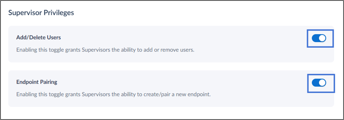 How to Configure Supervisor Privilege - screenshot 4