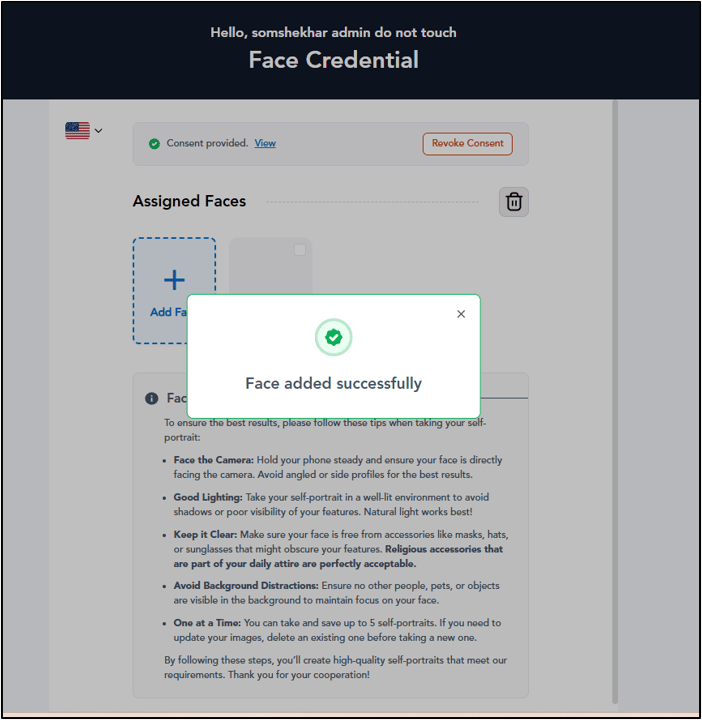 How to Add a Face Using Invite Link - screenshot 8