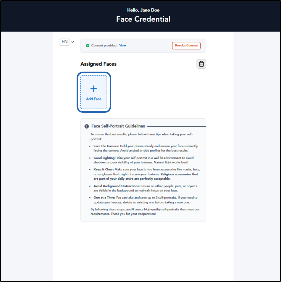 How to Add a Face Using Invite Link - screenshot 4
